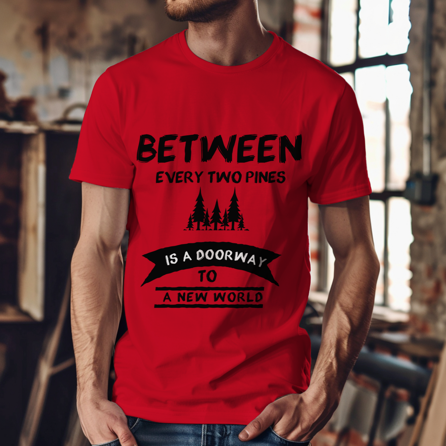 Forest Adventure T-shirt for Men - Casual Koala
