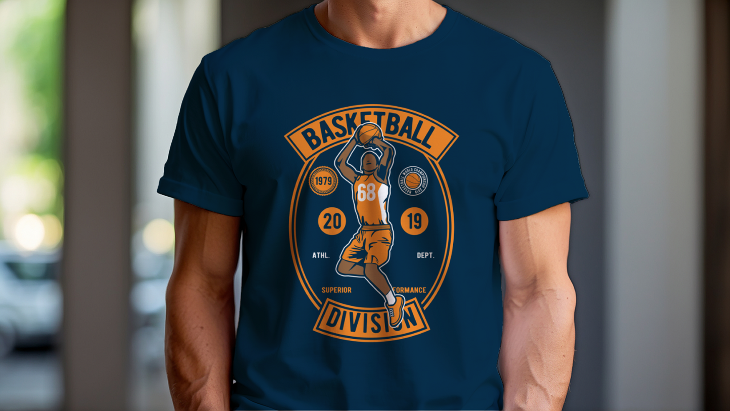 Regular Fit Men's Basketball T-shirt