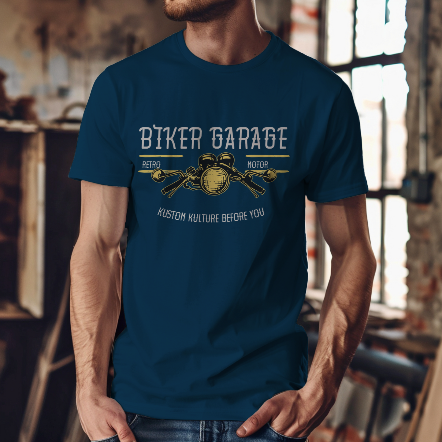 Biker T-shirt for Men