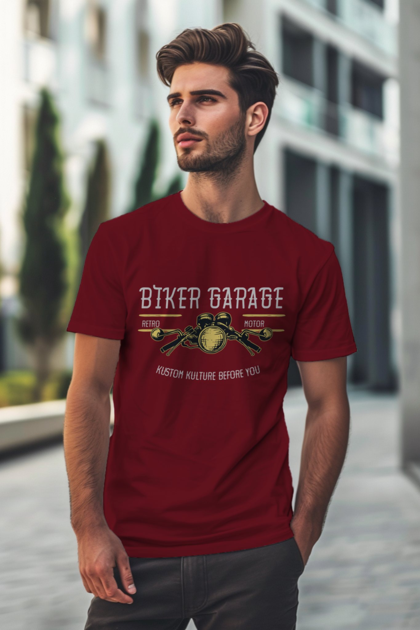 Biker T-shirt for Men