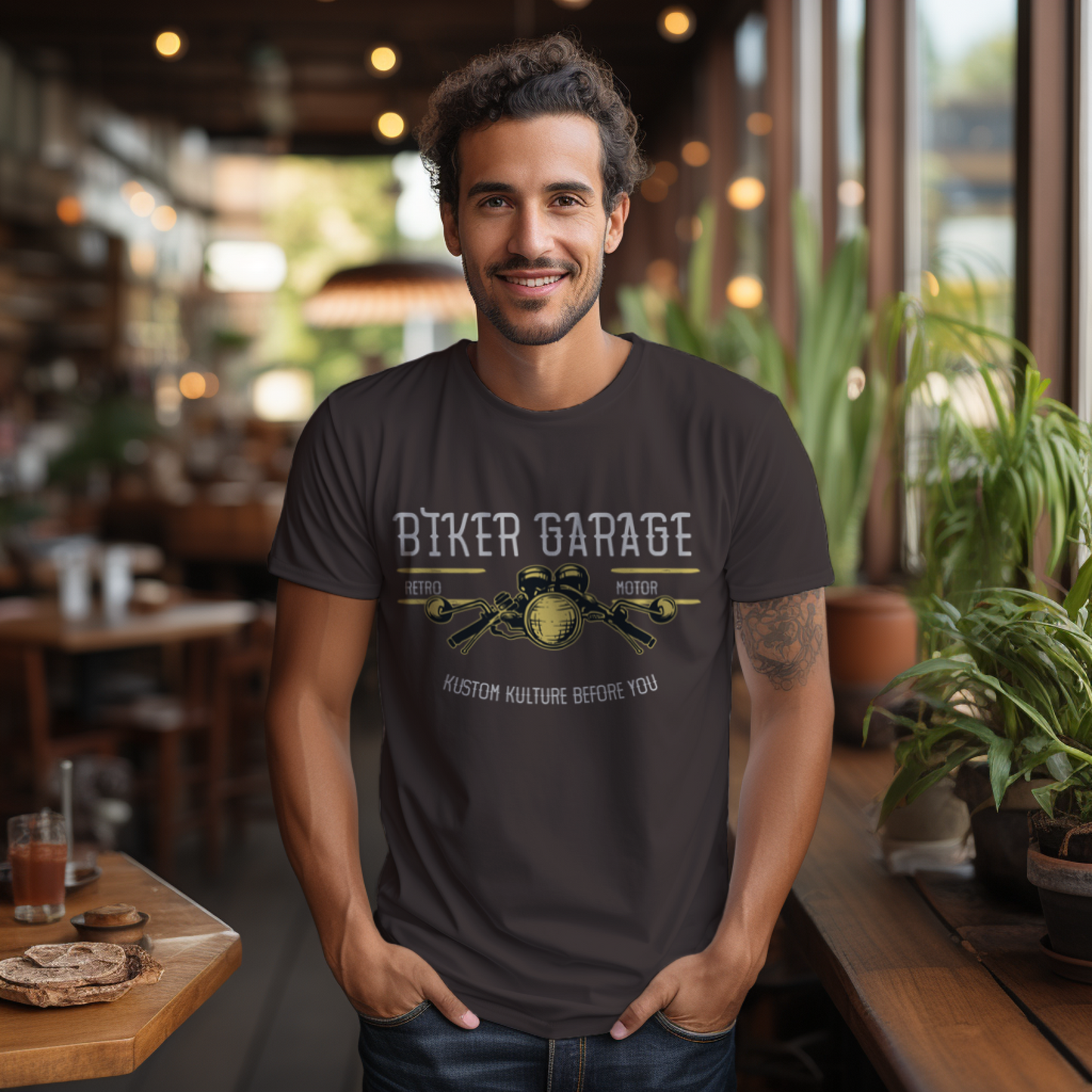 Biker T-shirt for Men