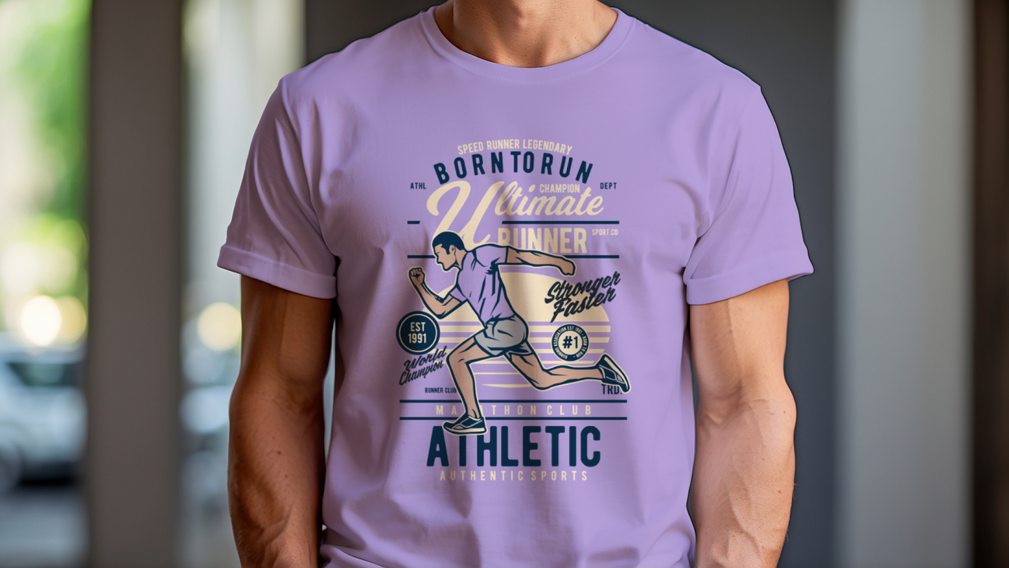 Born To Run - Running T-shirt for Men
