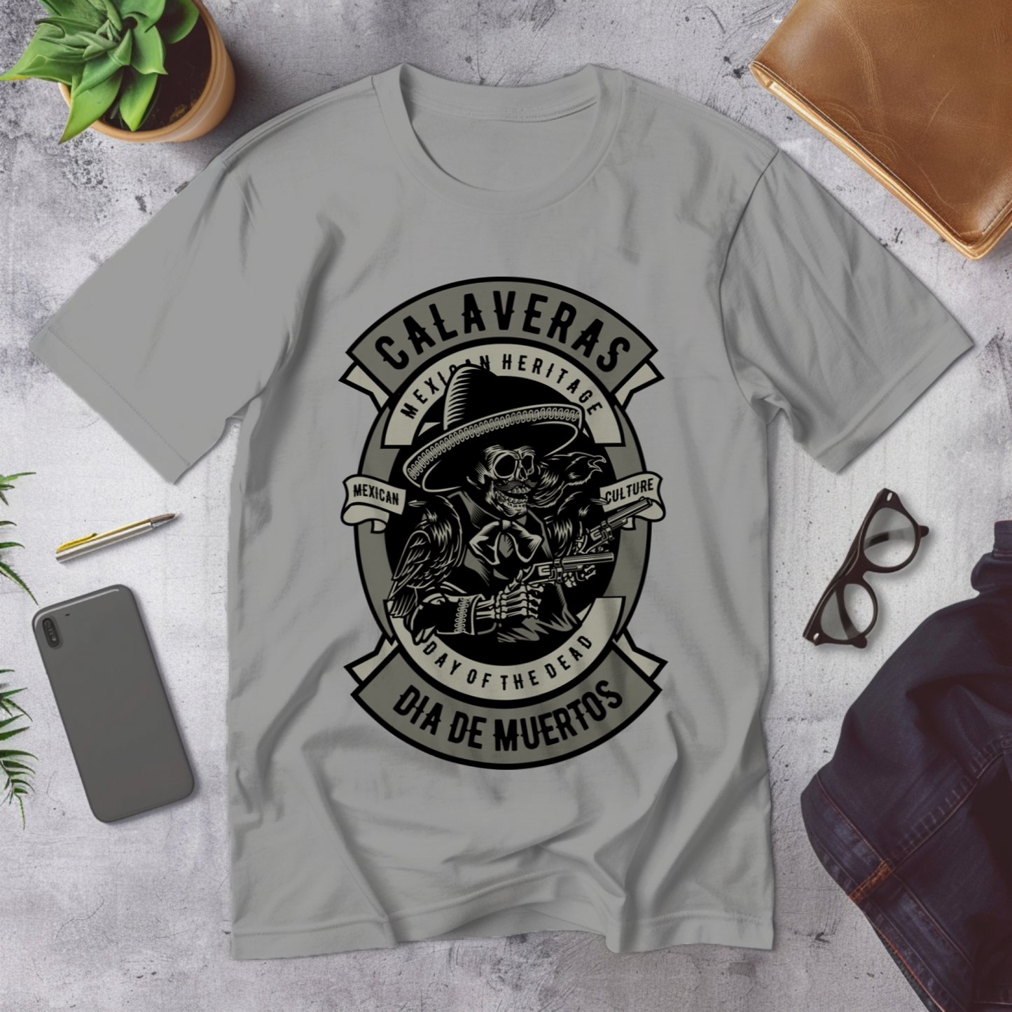 Calavera Skull T-shirt for Men