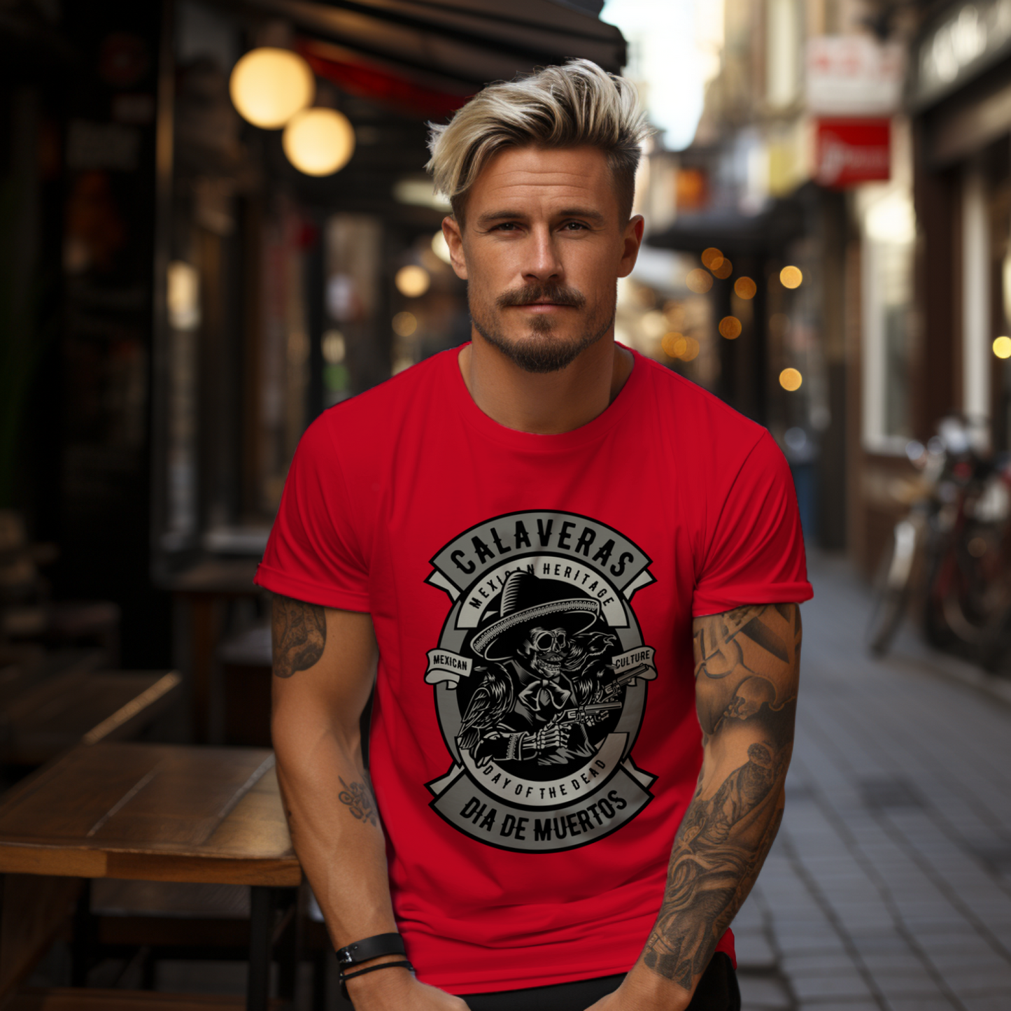 Calavera Skull T-shirt for Men