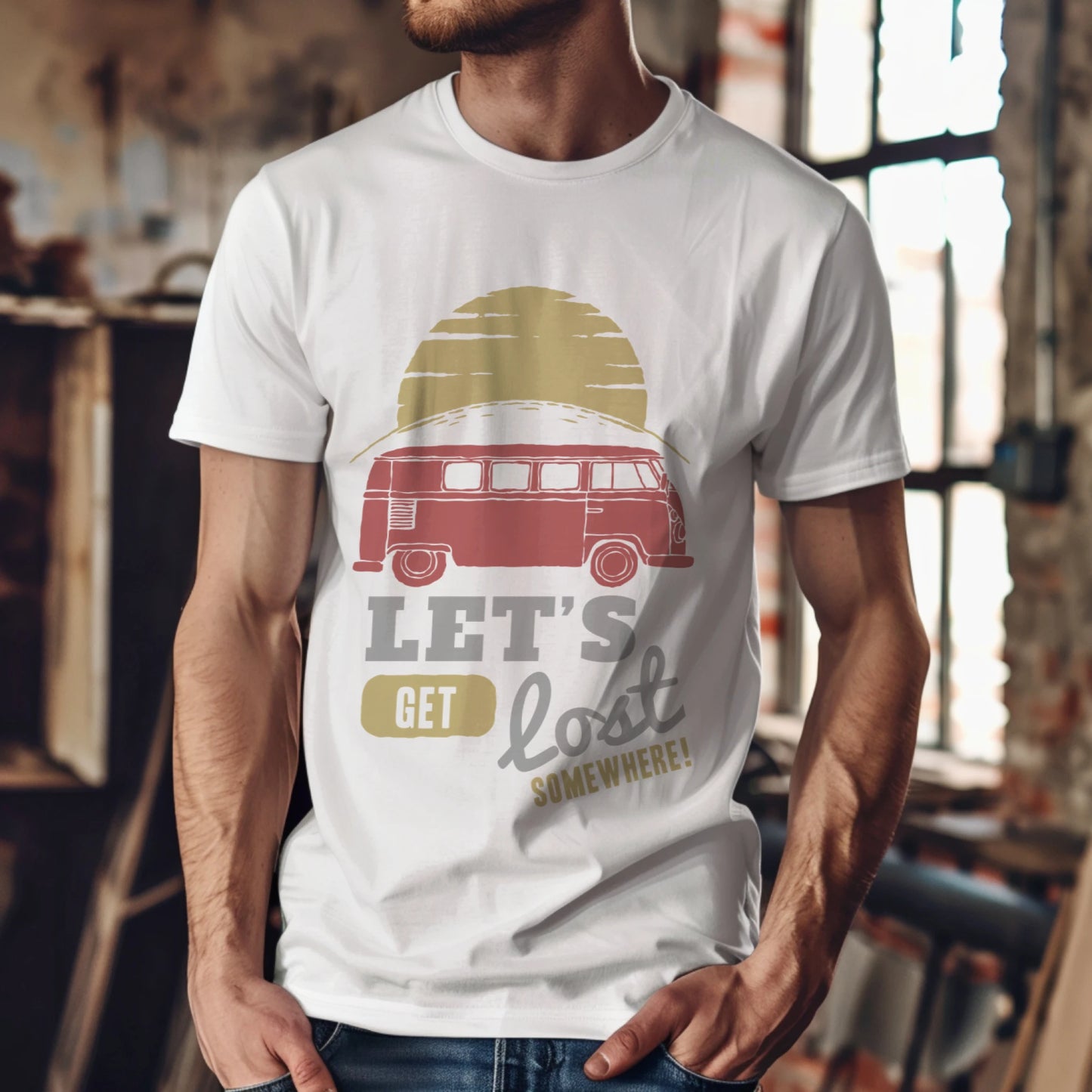 Regular Fit Travel T-shirt for Men