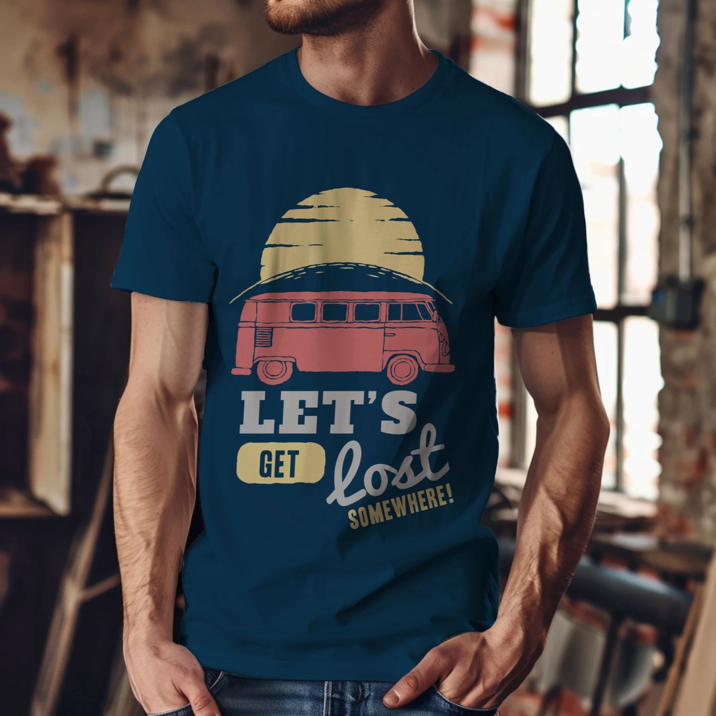 Regular Fit Travel T-shirt for Men