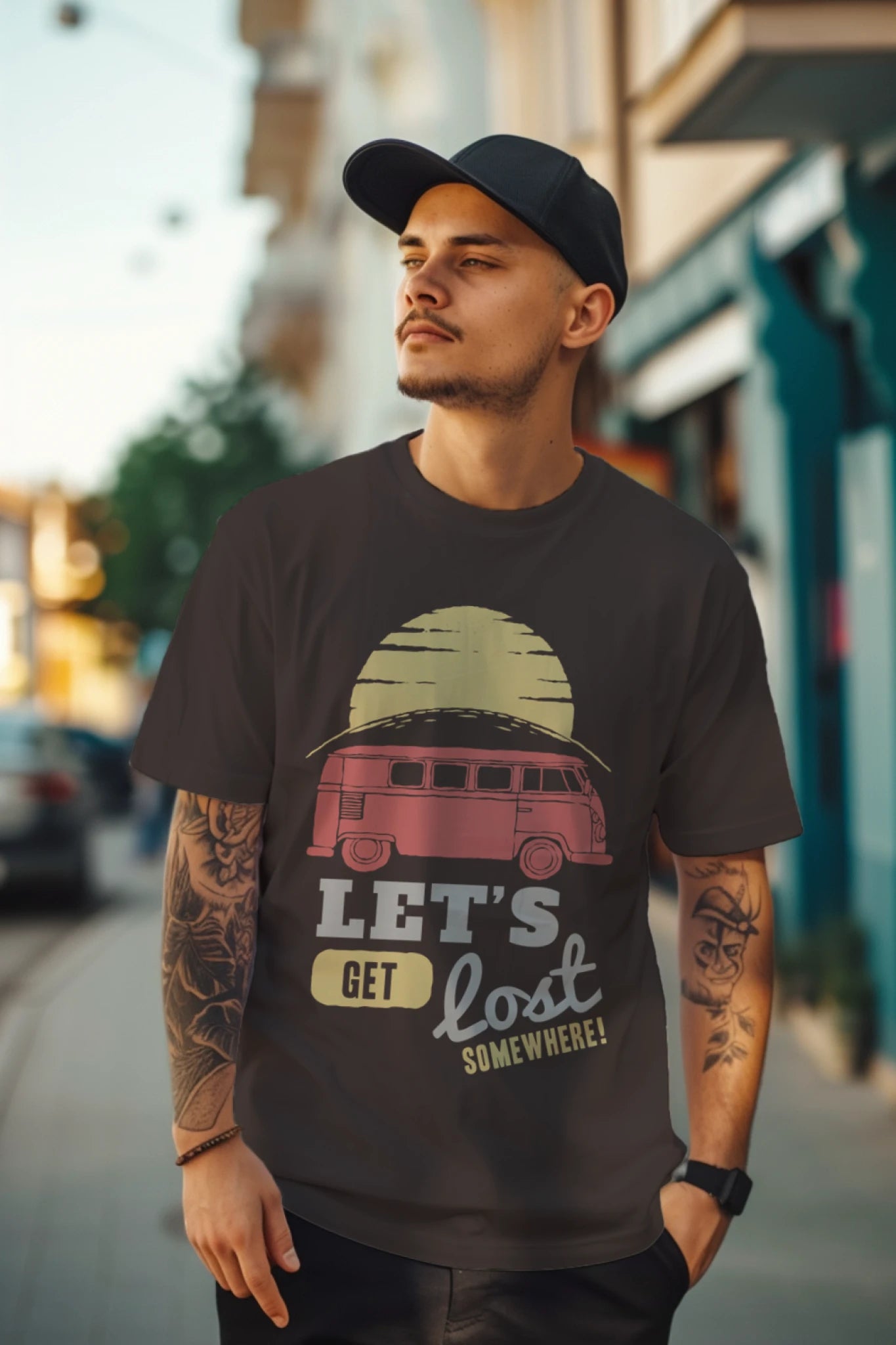 Regular Fit Travel T-shirt for Men