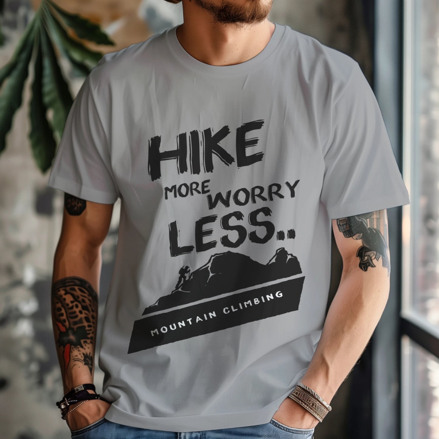 Regular Fit Hiking T-shirt for Men