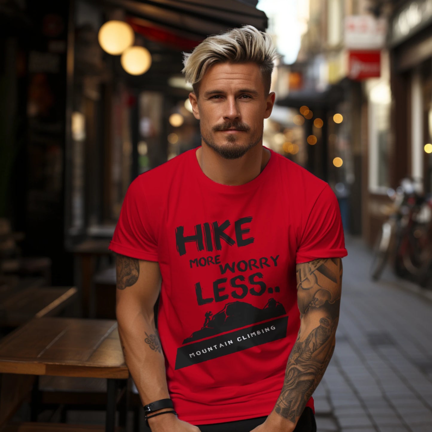 Regular Fit Hiking T-shirt for Men