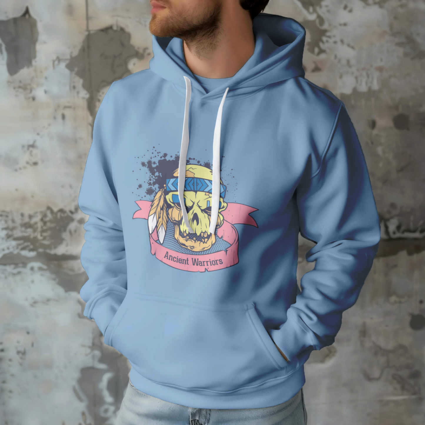 Ancient Warriors Printed Unisex Hoodie - Casual Koala