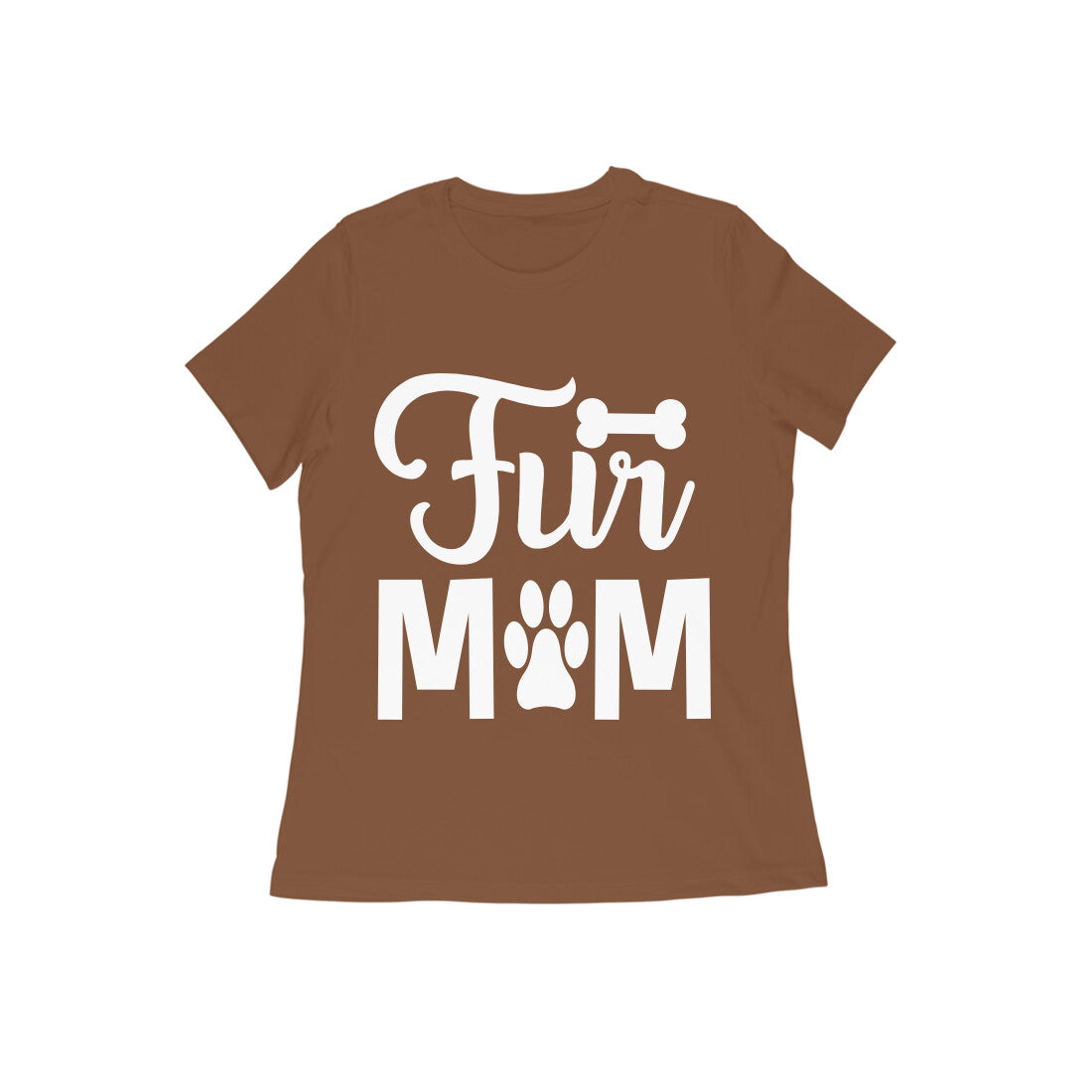 Fur Mom Printed T-shirt for Women - Casual Koala
