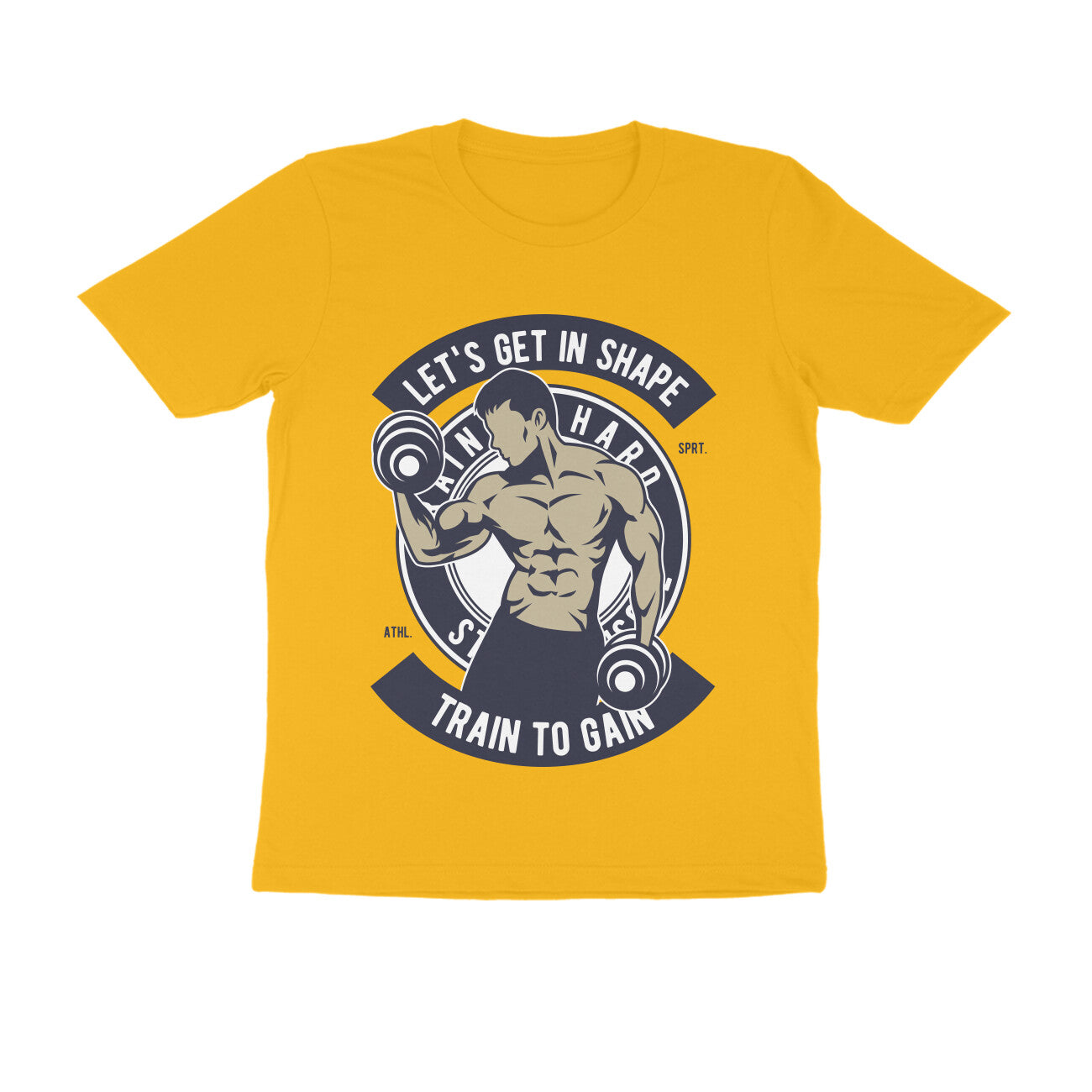 Let's Get in Shape Men's T-Shirt for GYM Lovers