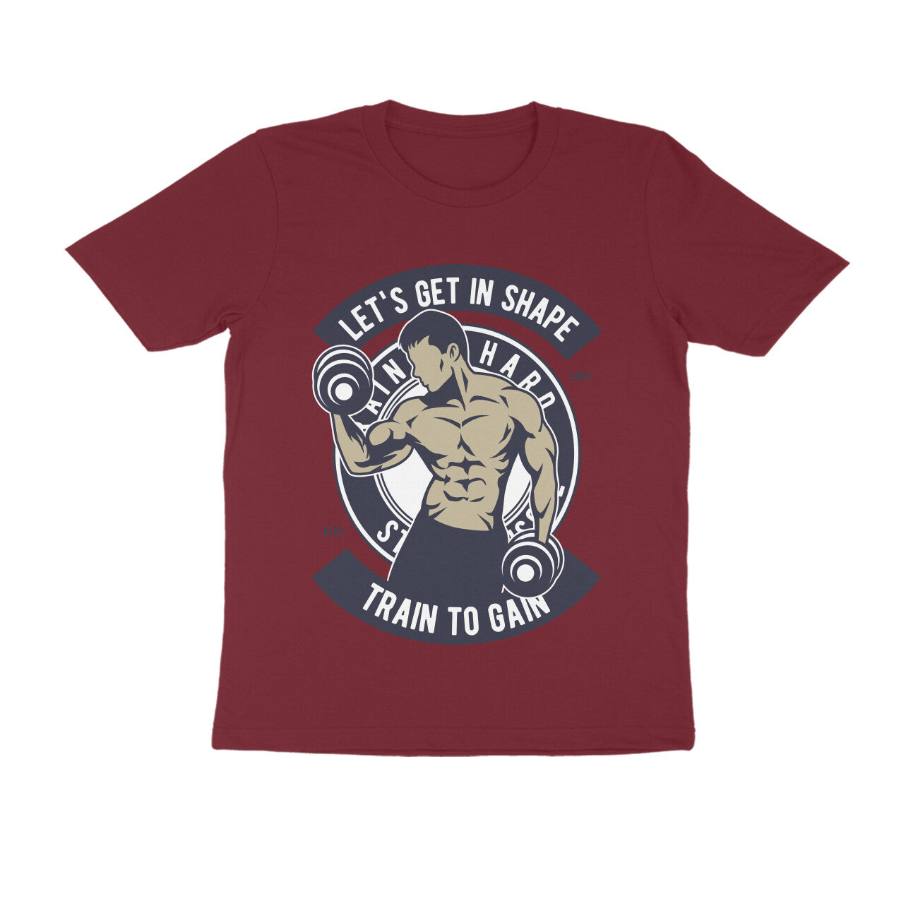 Let's Get in Shape Men's T-Shirt for GYM Lovers