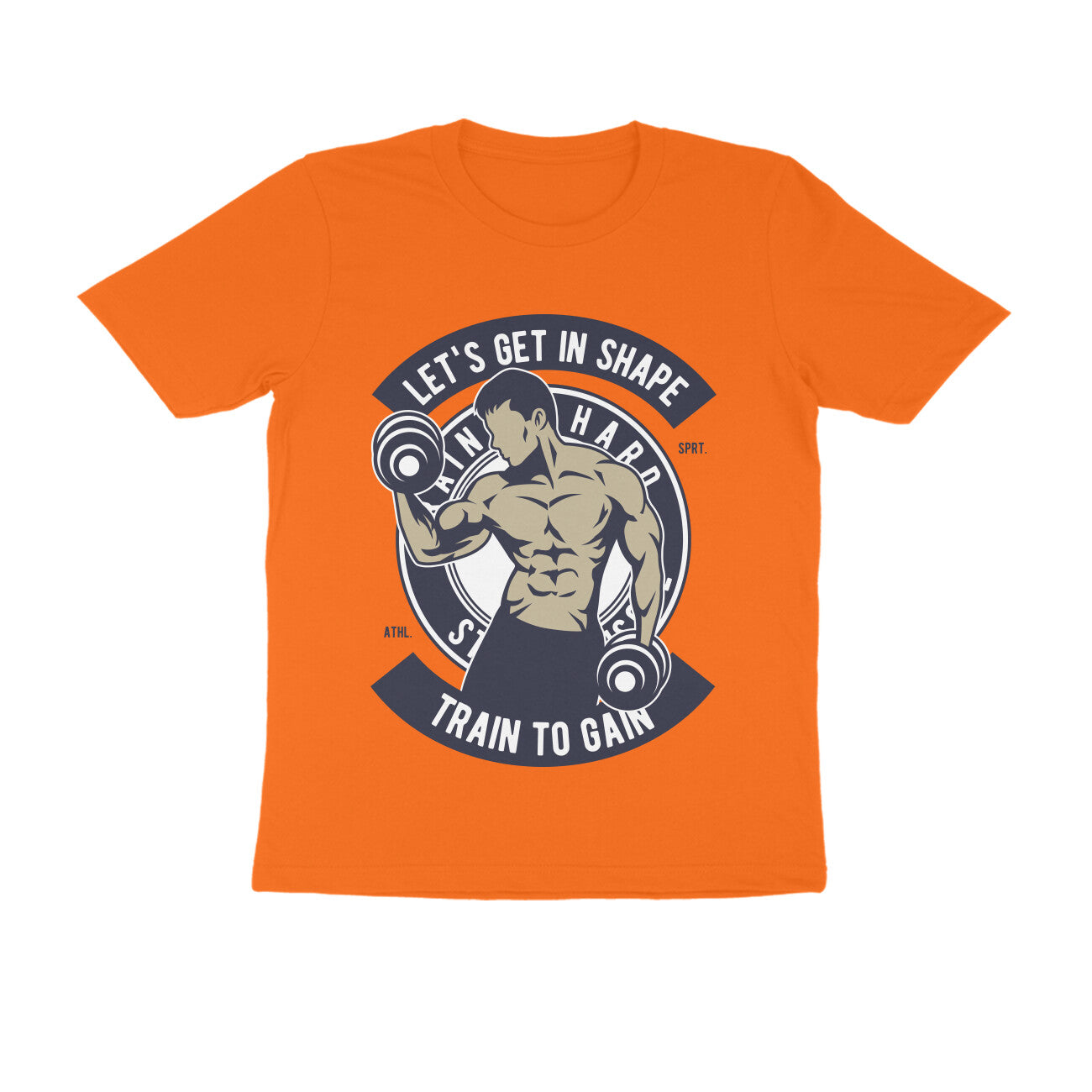 Let's Get in Shape Men's T-Shirt for GYM Lovers