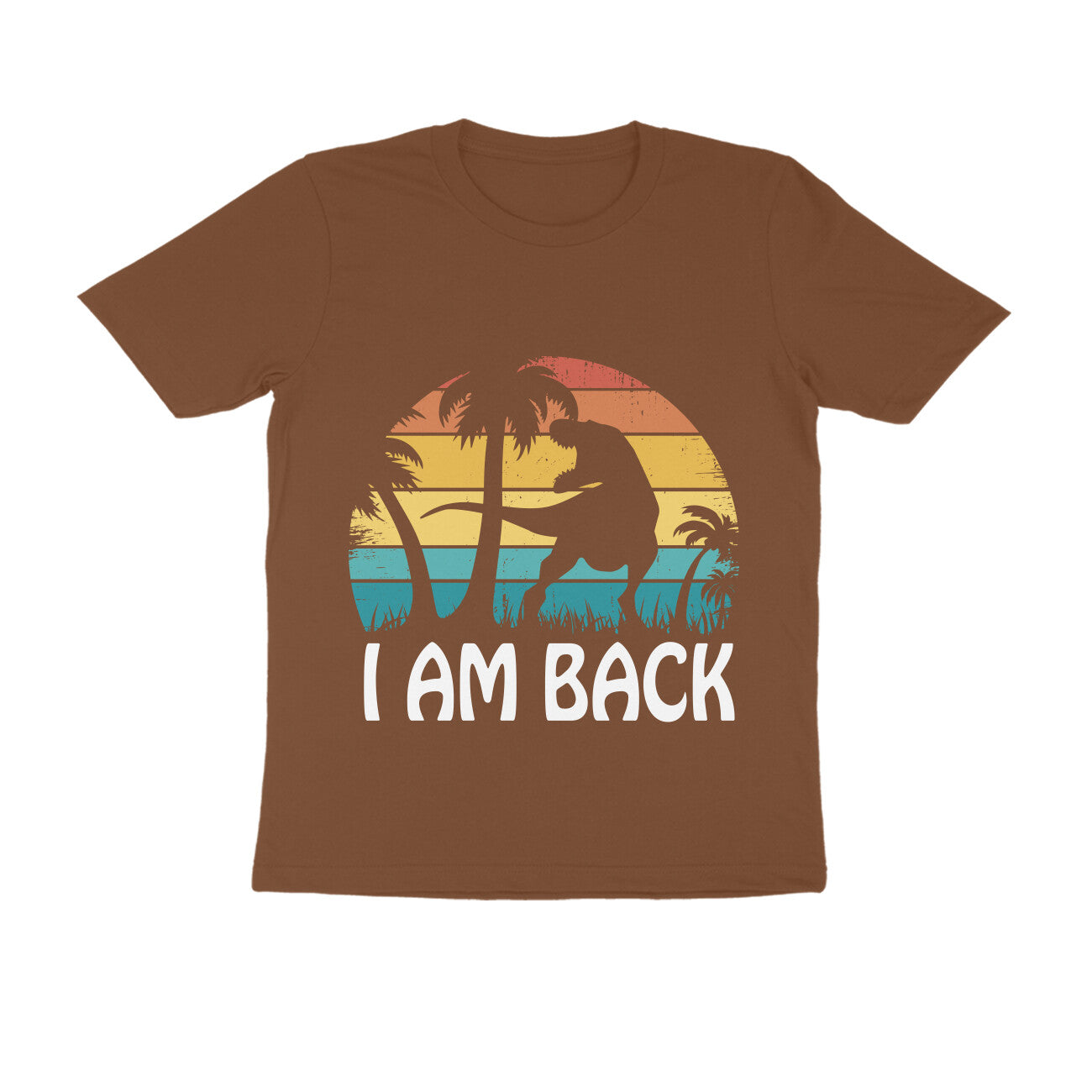I am Back Dinosaur Printed T-shirt for Men