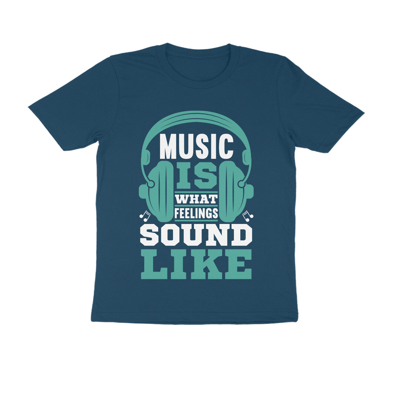 Half Sleeve Music T-Shirt for Men