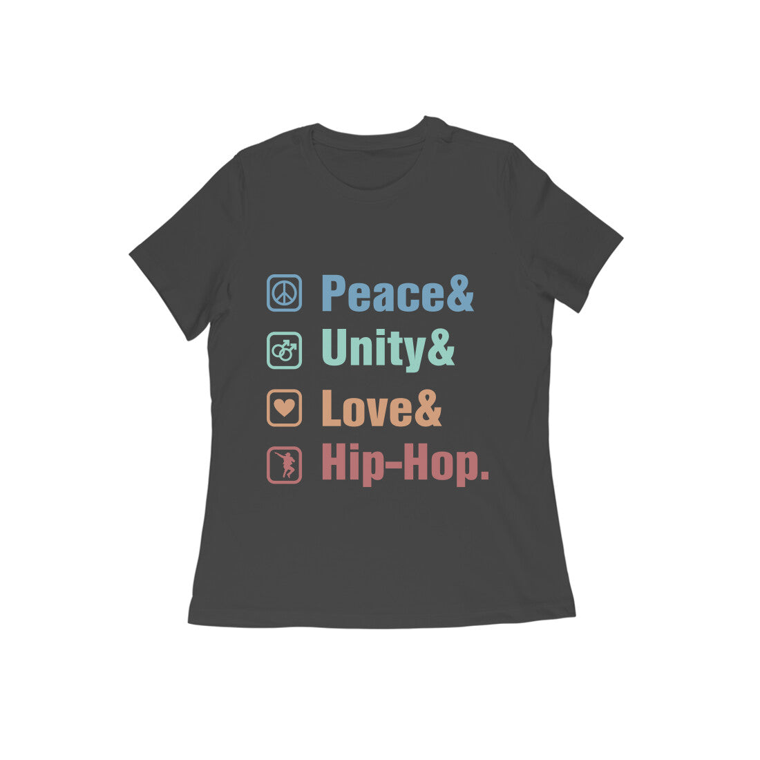Music Themed Printed T-shirt for Women