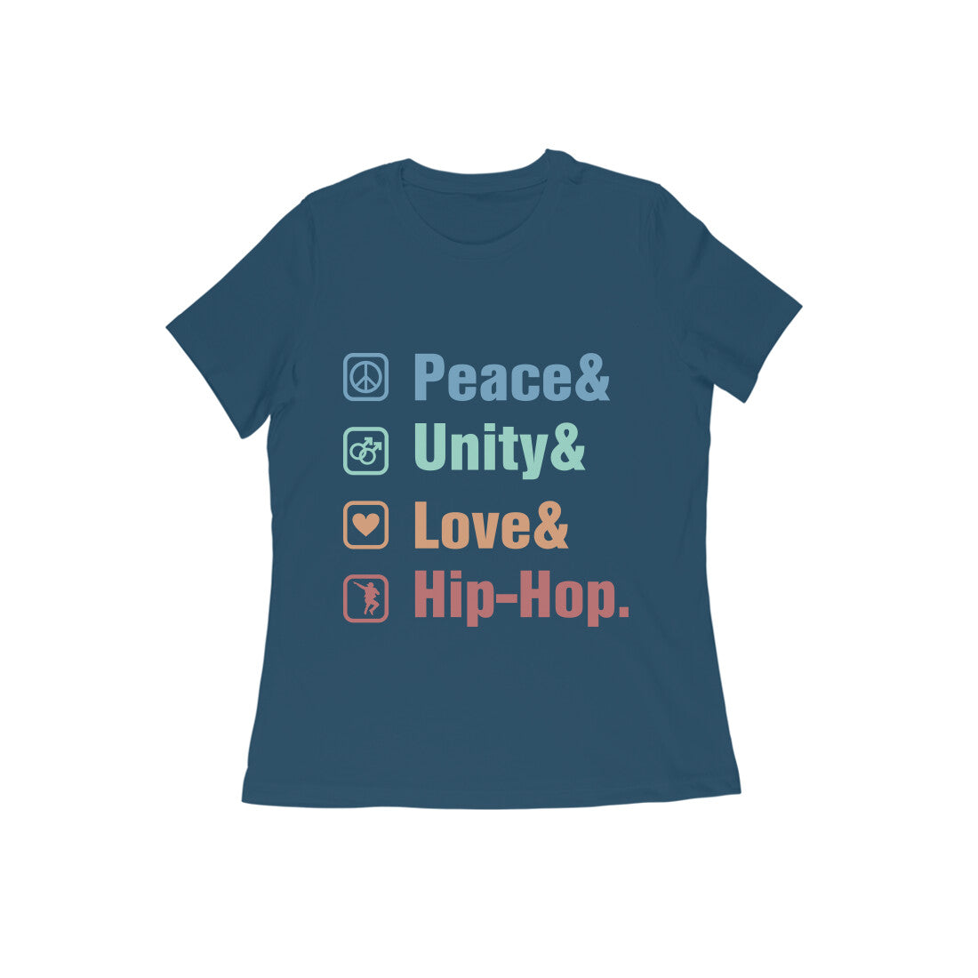 Music Themed Printed T-shirt for Women