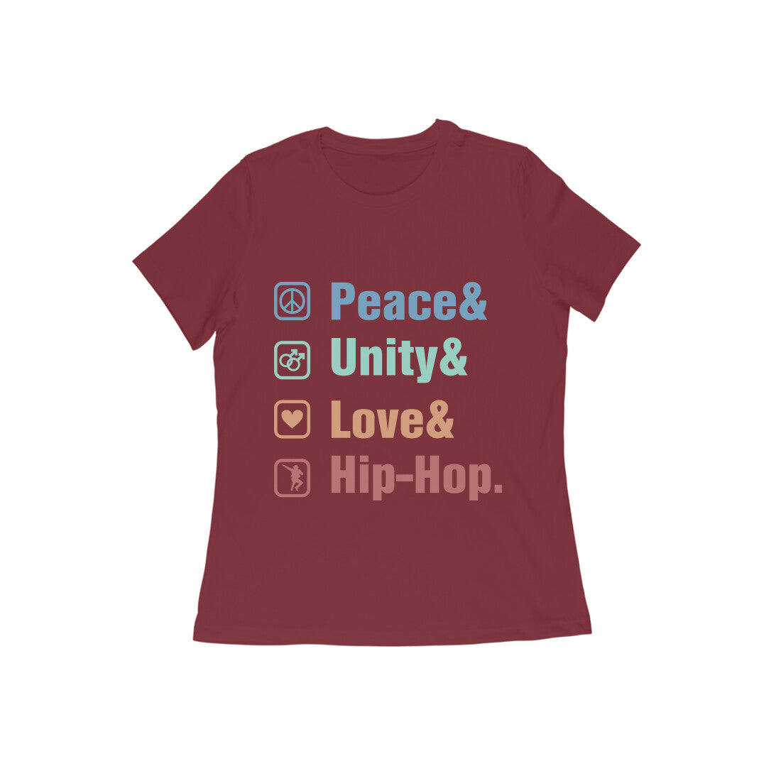 Music Themed Printed T-shirt for Women