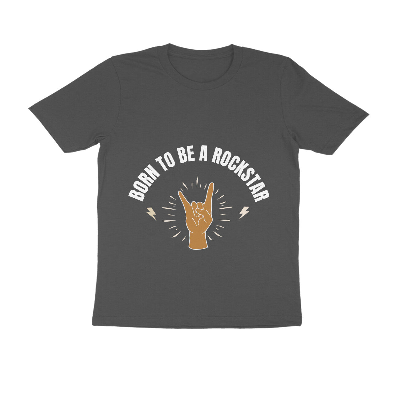 Born To Be A Rockstar Printed T-Shirt for Men