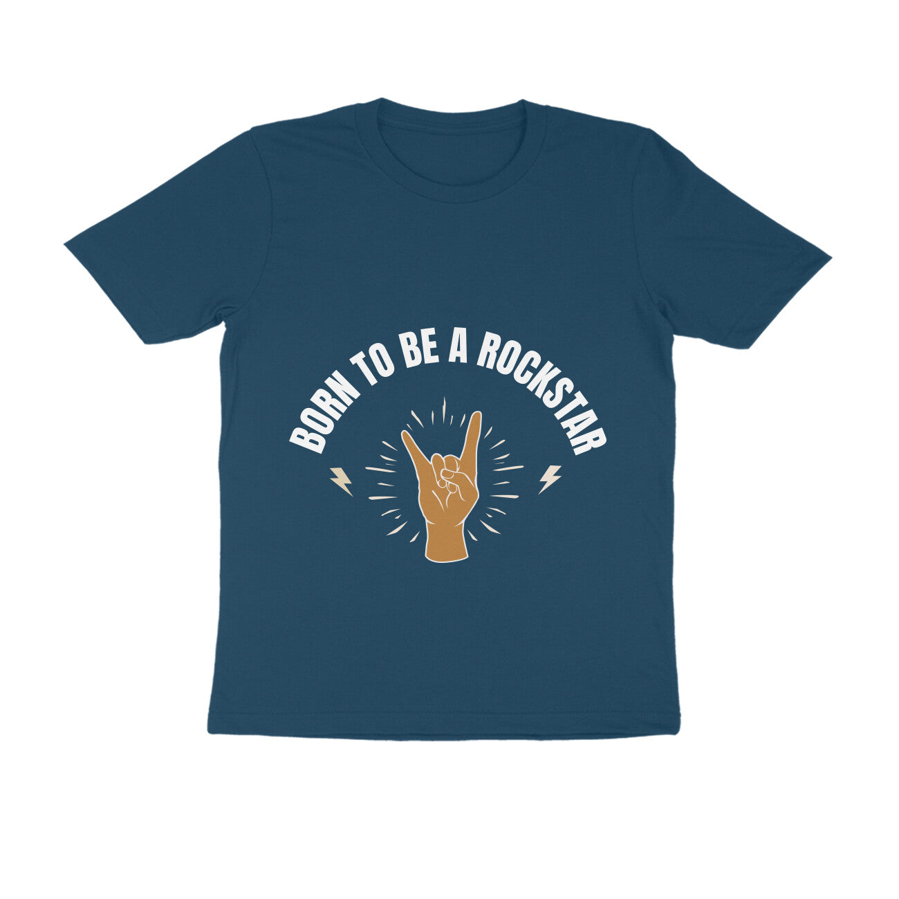 Born To Be A Rockstar Printed T-Shirt for Men