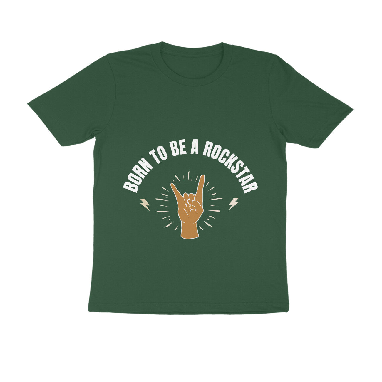 Born To Be A Rockstar Printed T-Shirt for Men