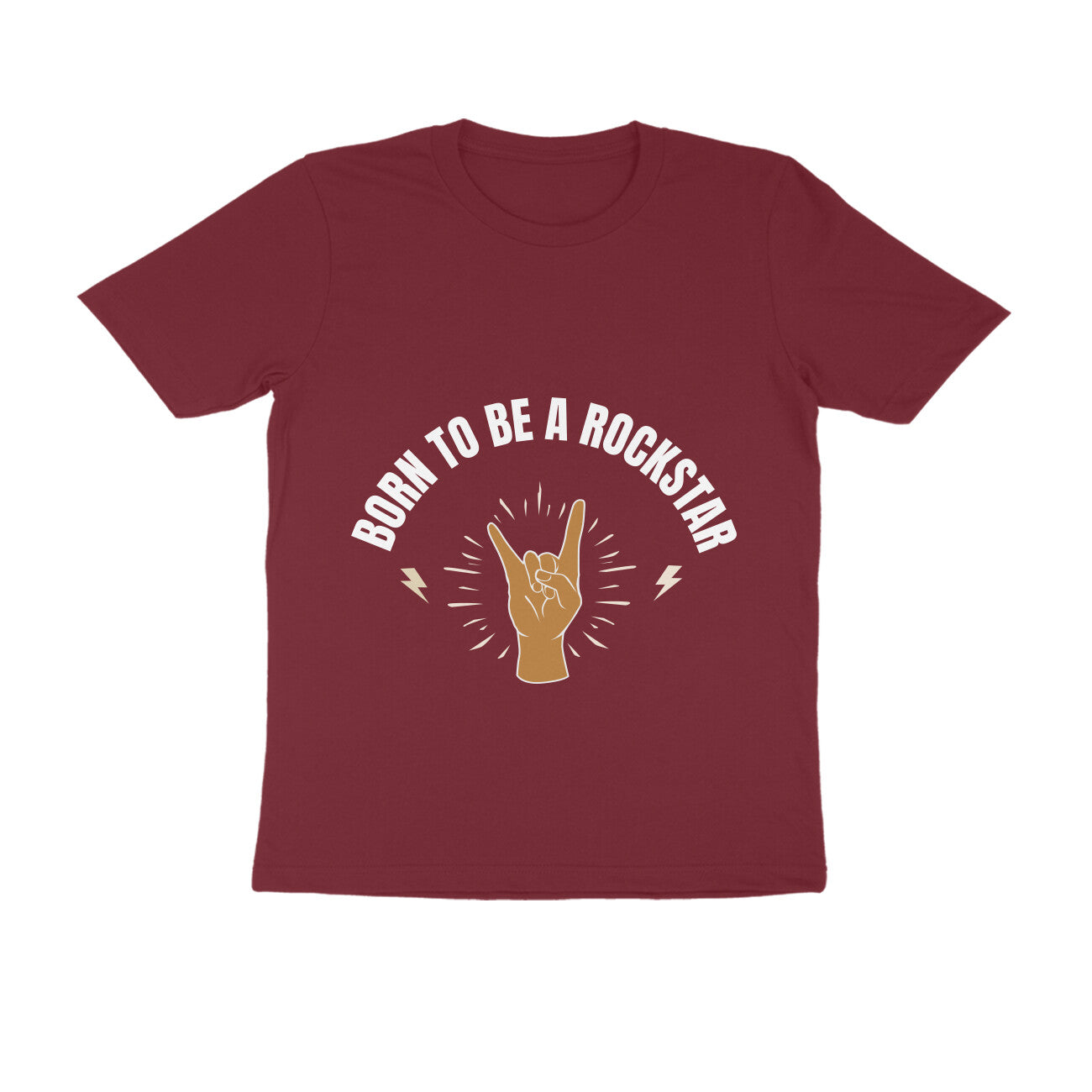 Born To Be A Rockstar Printed T-Shirt for Men