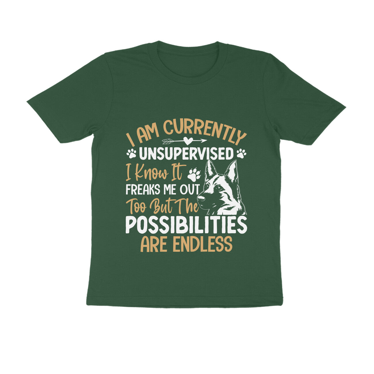 German Shepherd Endless Possibilities T-shirt for Men