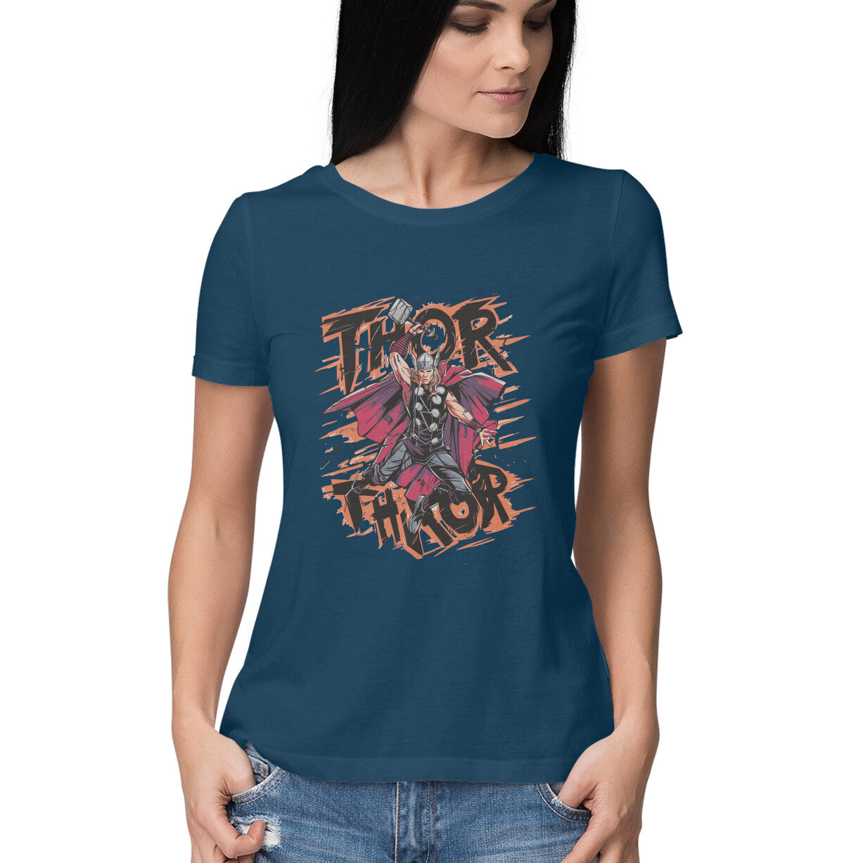 Thor Half Sleeve T-Shirt for Women