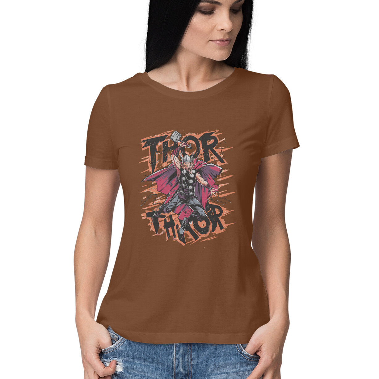 Thor Half Sleeve T-Shirt for Women
