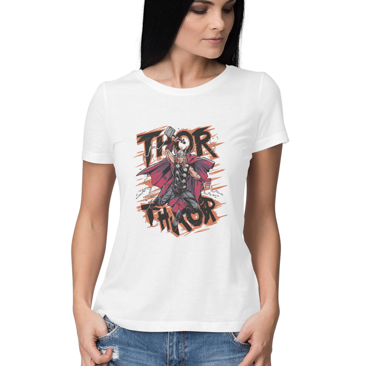 Thor Half Sleeve T-Shirt for Women