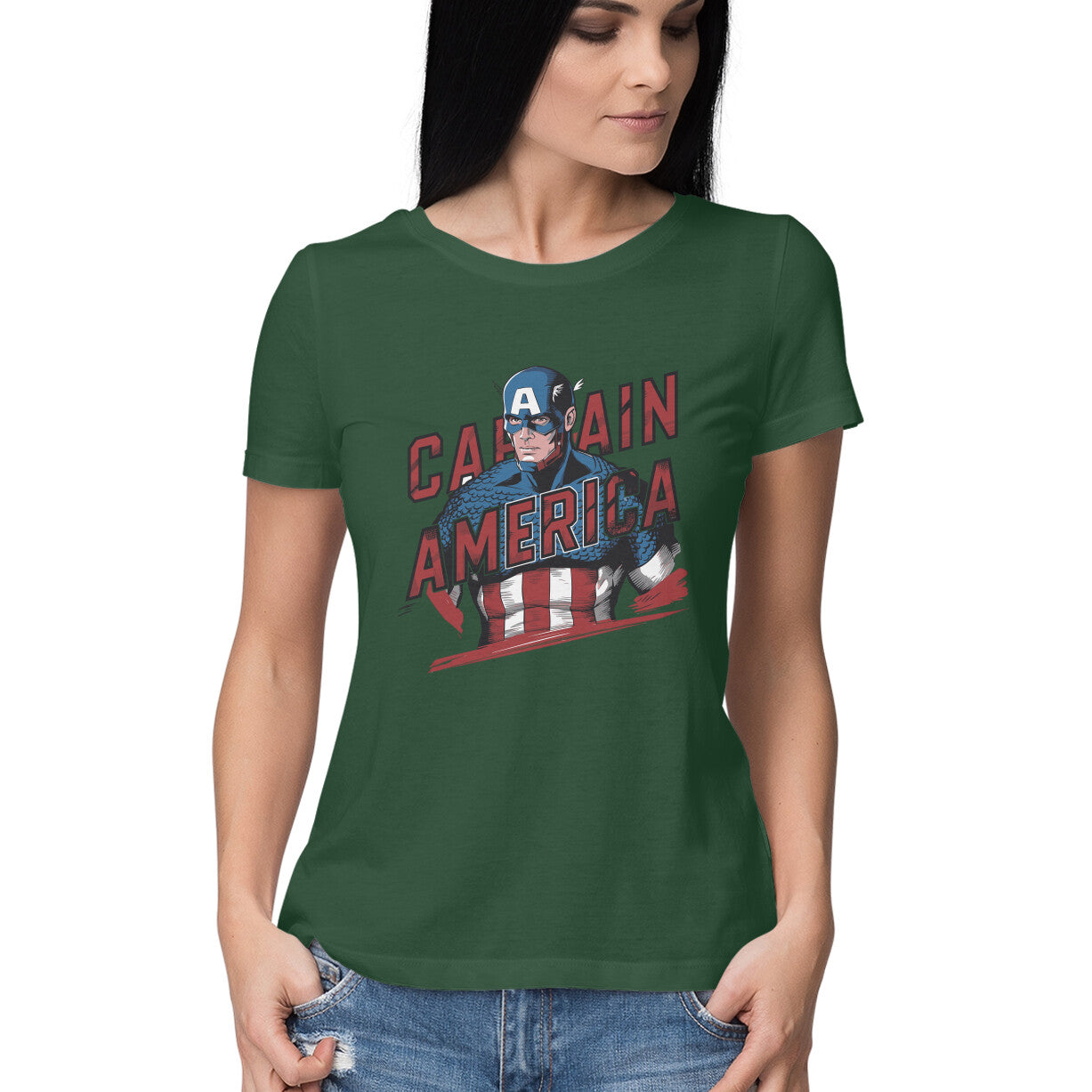 Marvel Comics Captain America T-shirt for Women