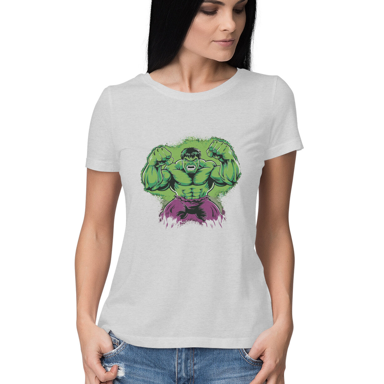 Hulk Super Hero T-Shirt for Women