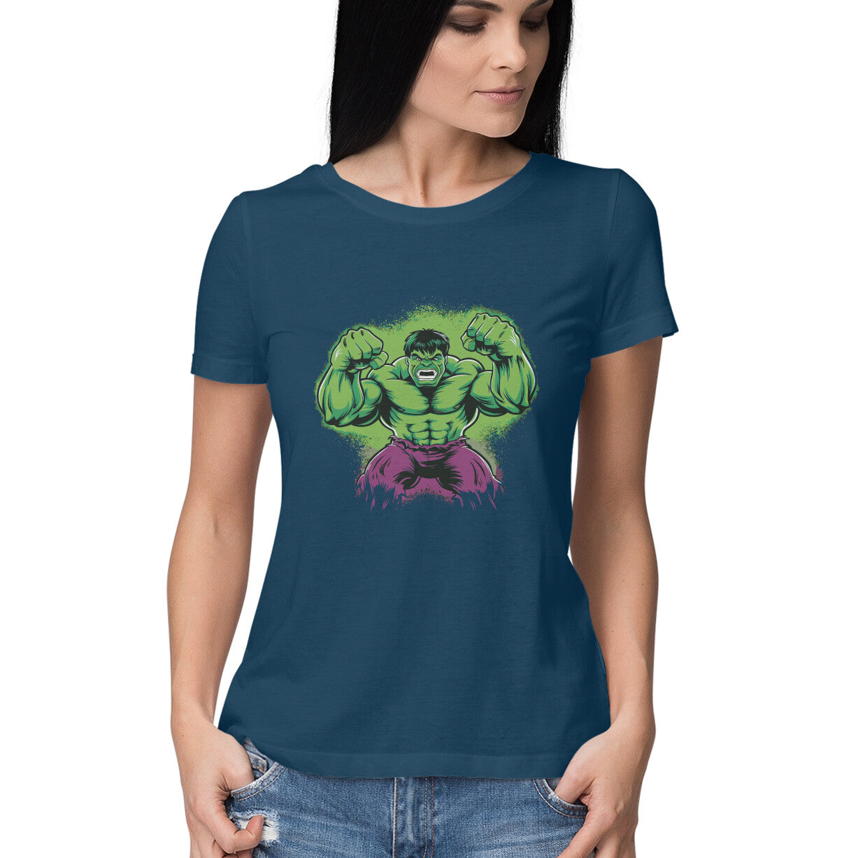 Hulk Super Hero T-Shirt for Women