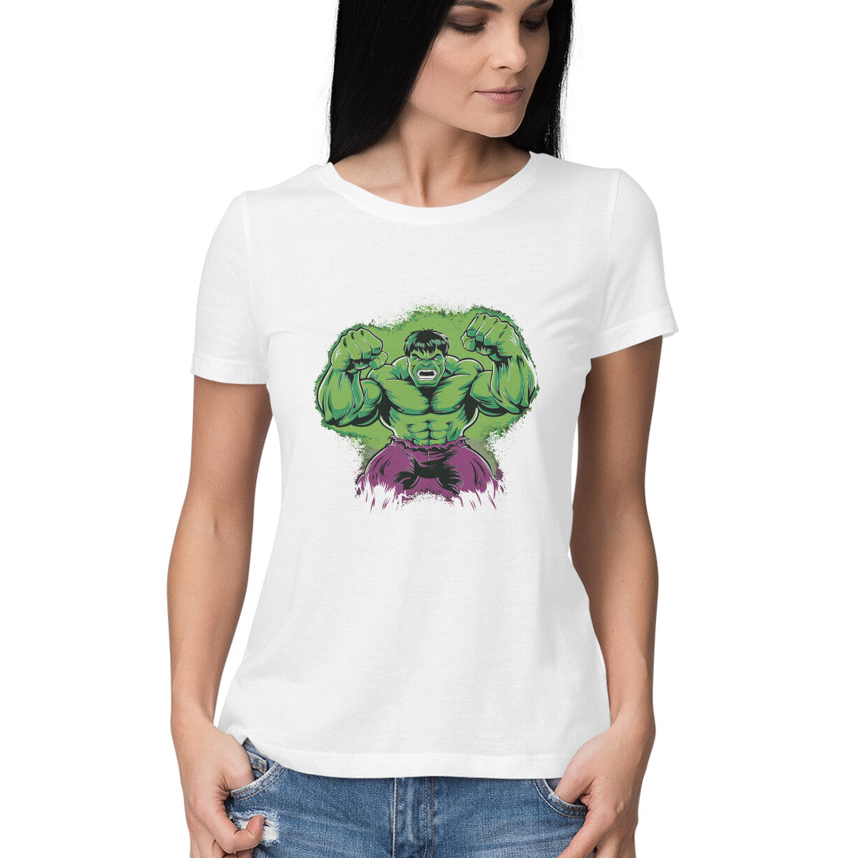 Hulk Super Hero T-Shirt for Women