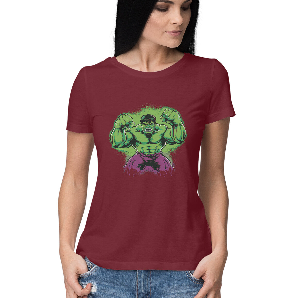 Hulk Super Hero T-Shirt for Women