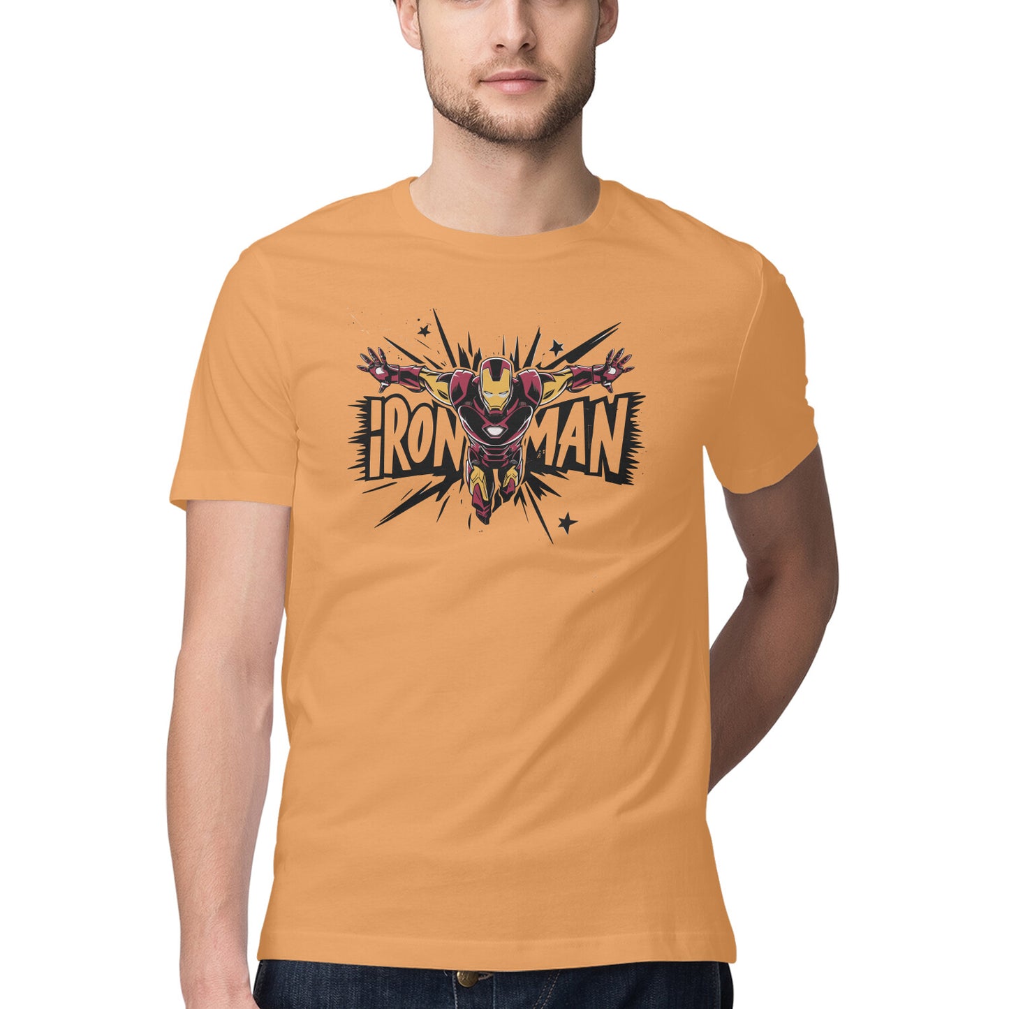 Regular Fit Iron Man T-Shirt for Men
