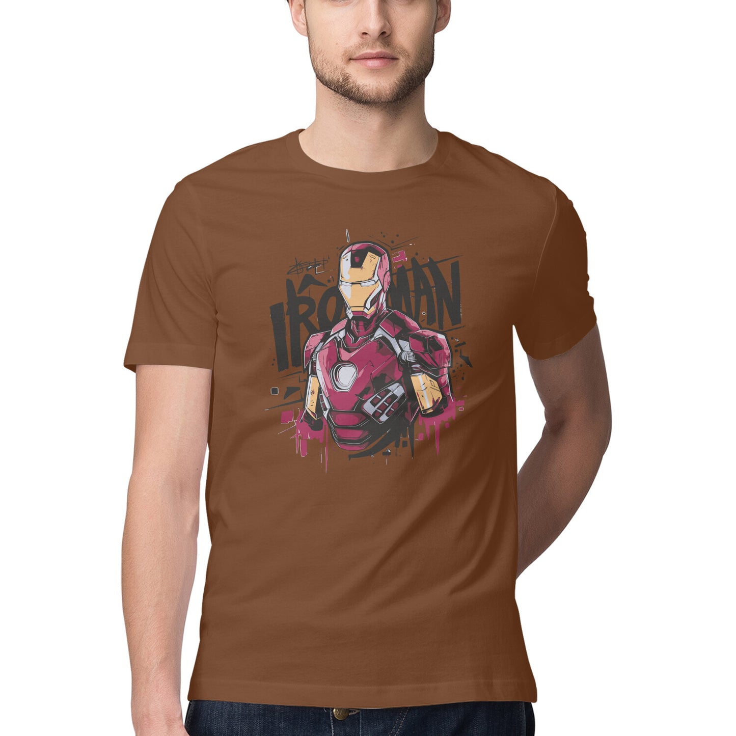 Iron Man Relaxed Fit T-Shirt for Men