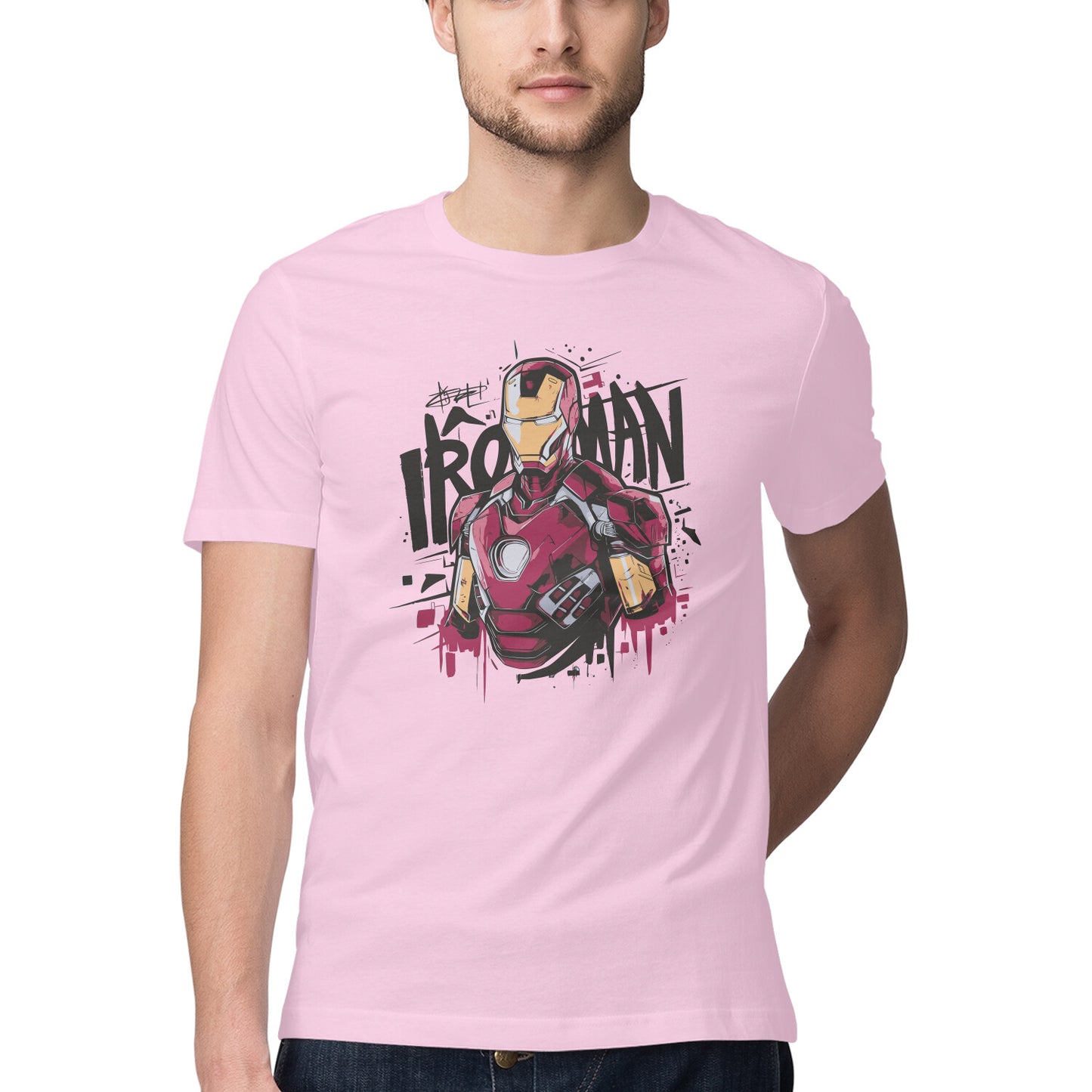 Iron Man Relaxed Fit T-Shirt for Men