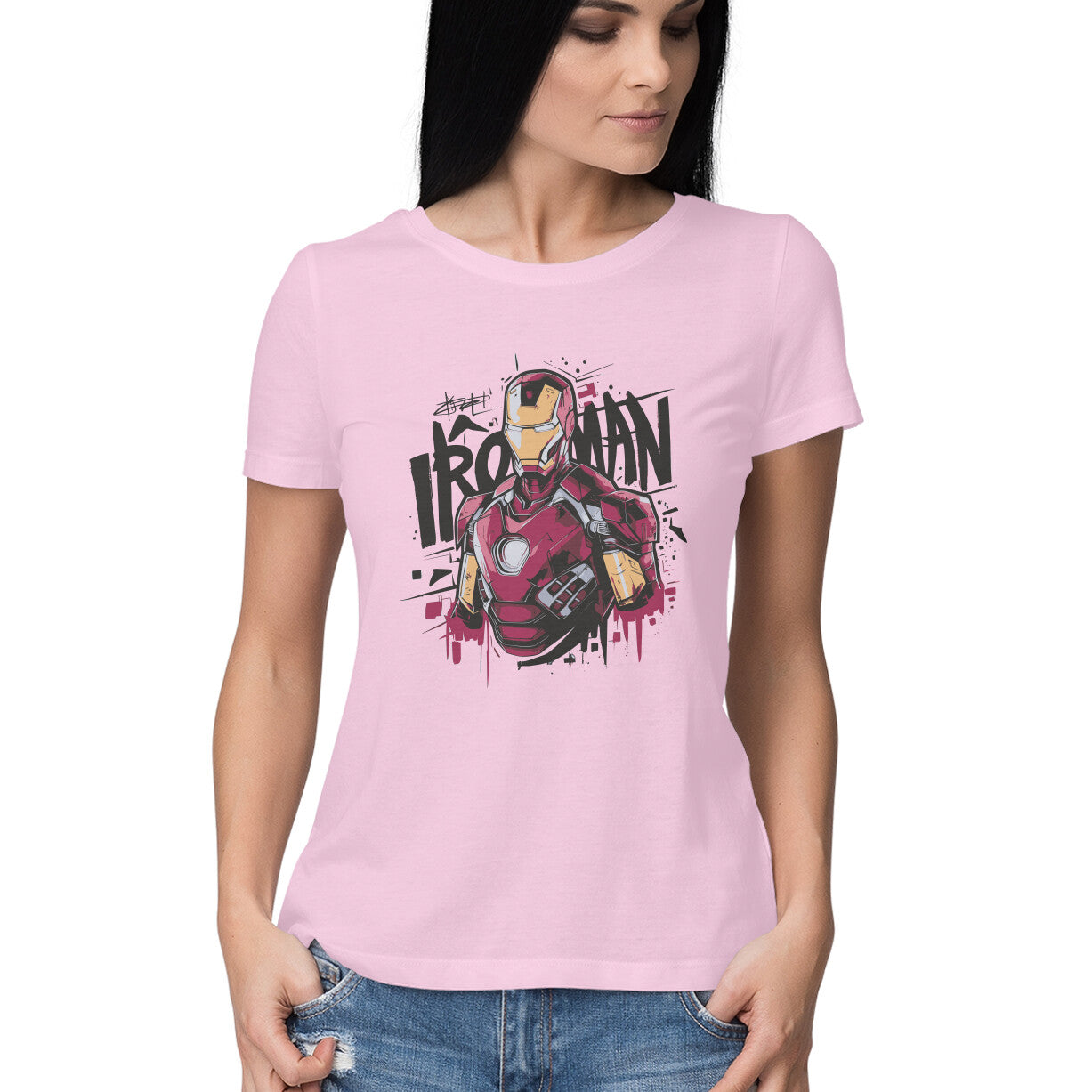 Iron Man Casual T-Shirt for Women