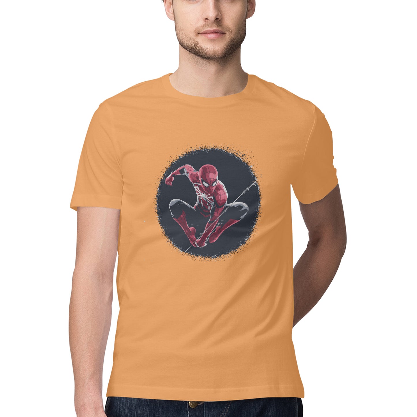 Round Neck Spiderman T-Shirt for Men