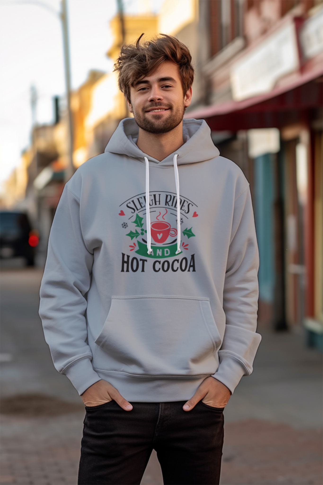 Hot Cocoa Unisex Hoodie - Casual Koala