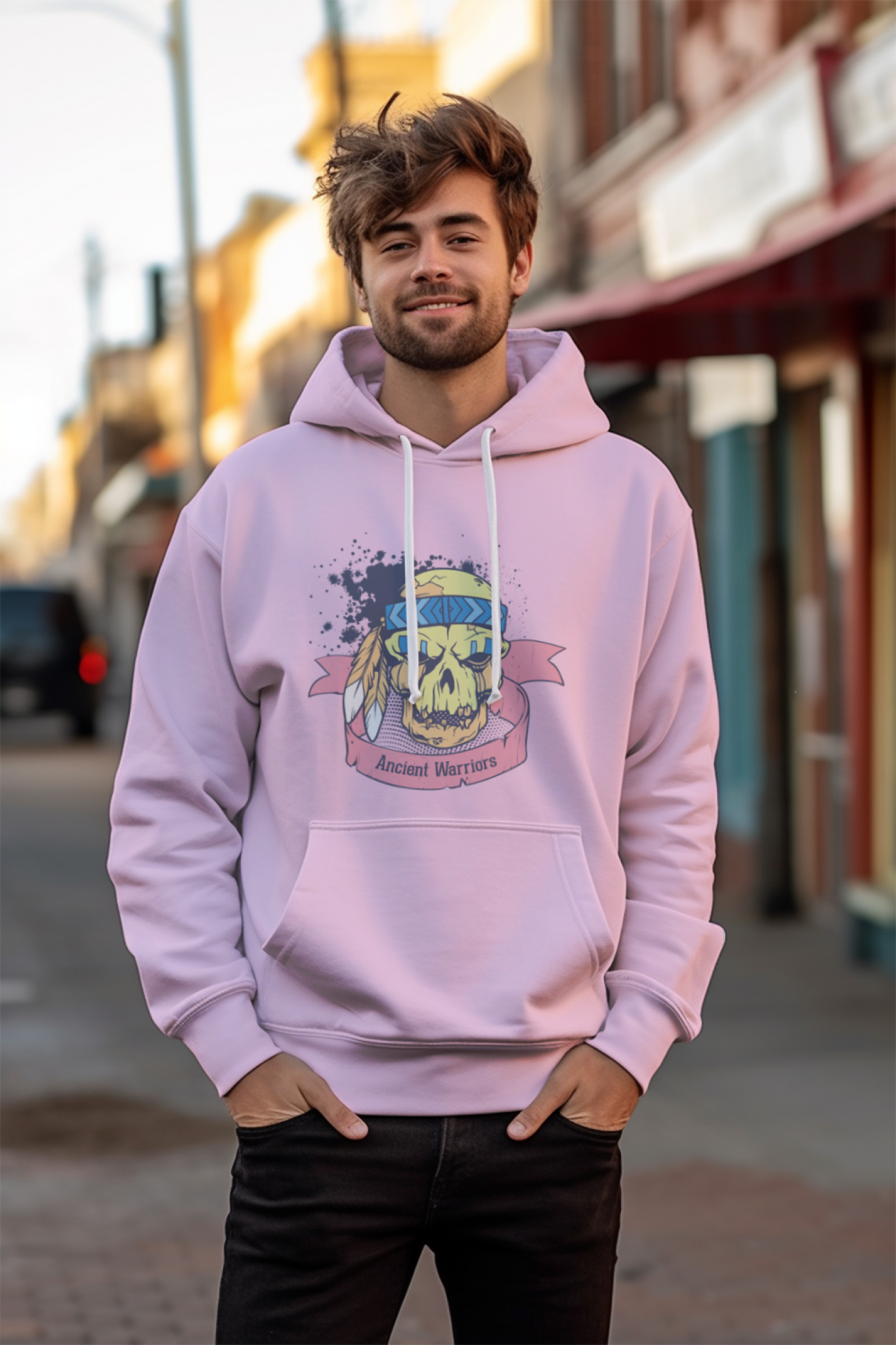 Ancient Warriors Printed Unisex Hoodie - Casual Koala