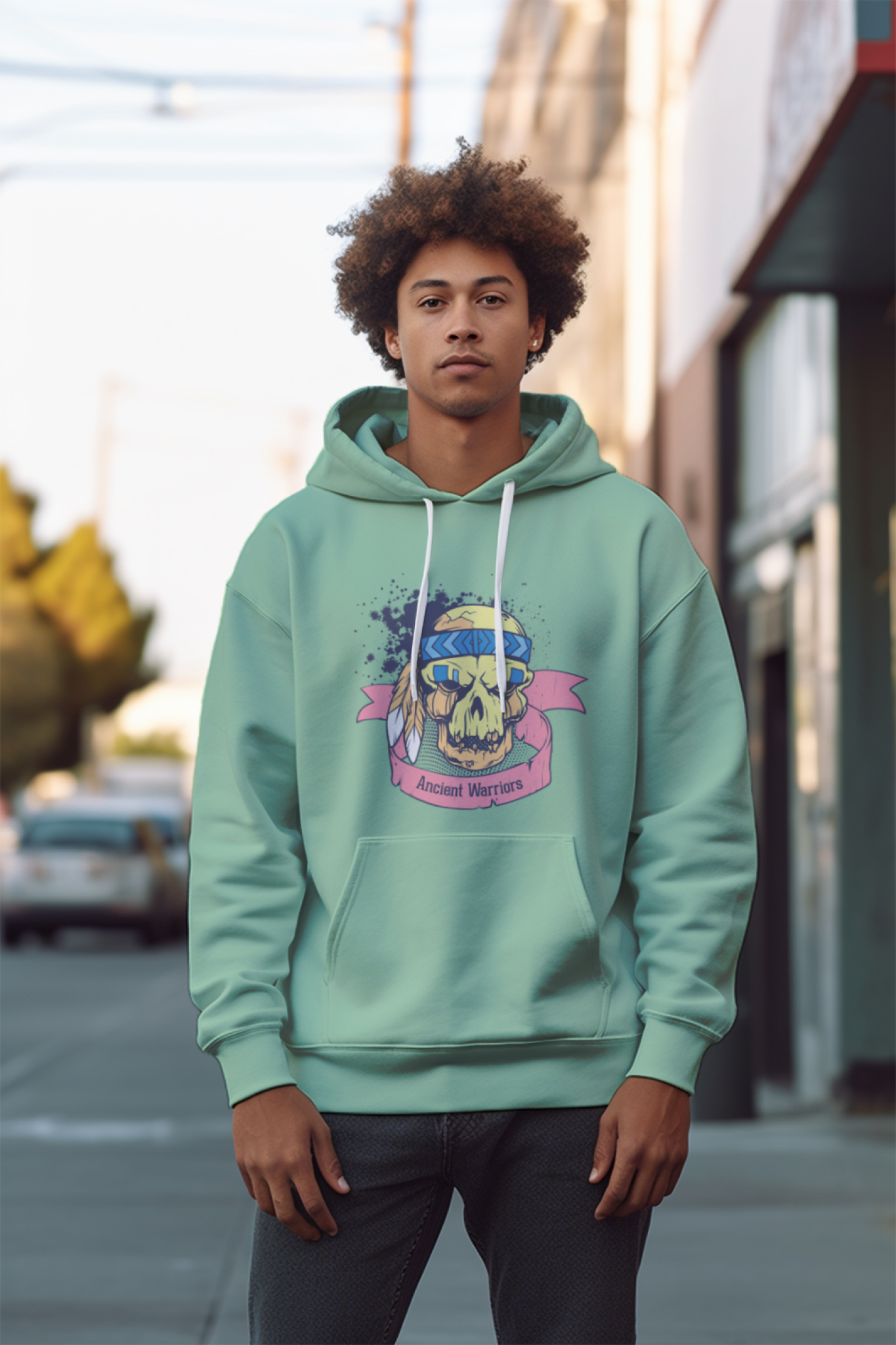 Ancient Warriors Printed Unisex Hoodie - Casual Koala