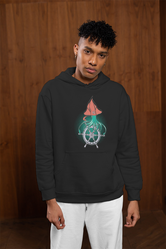 Octopus Printed Unisex Hoodie - Casual Koala