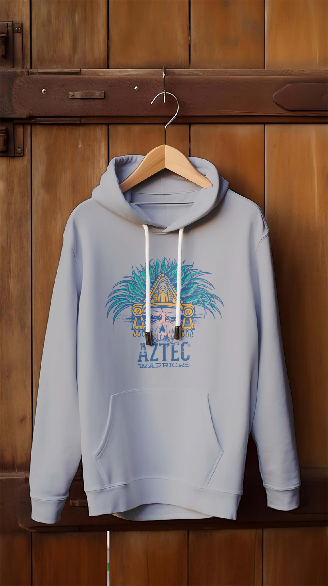 Aztec Warrior Unisex Hoodie - Casual Koala
