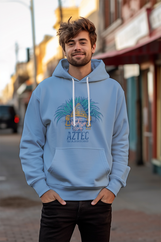 Aztec Warrior Unisex Hoodie - Casual Koala