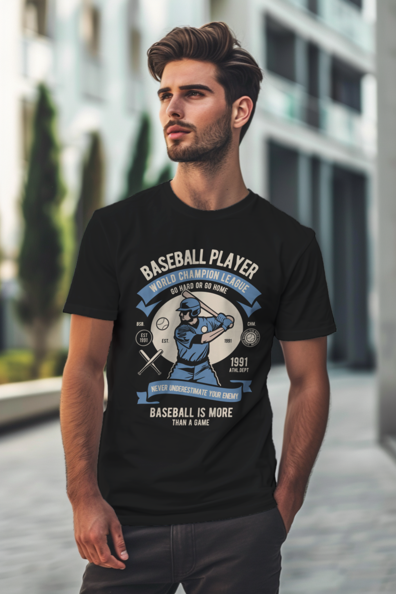 Baseball T-shirt for Men