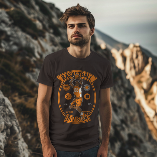 Regular Fit Men's Basketball T-shirt