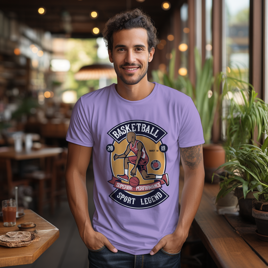 Basketball Printed T-shirt for Men